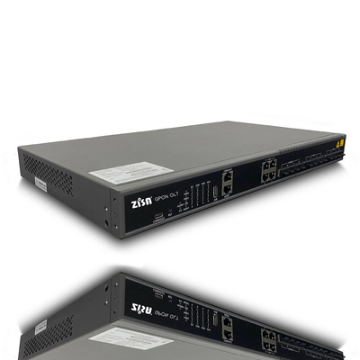 CE 10G SFP+ Olt Gpon Dispositivo de 8 portas 4GE Uplink Cassete Terminal de linha óptica OP1608